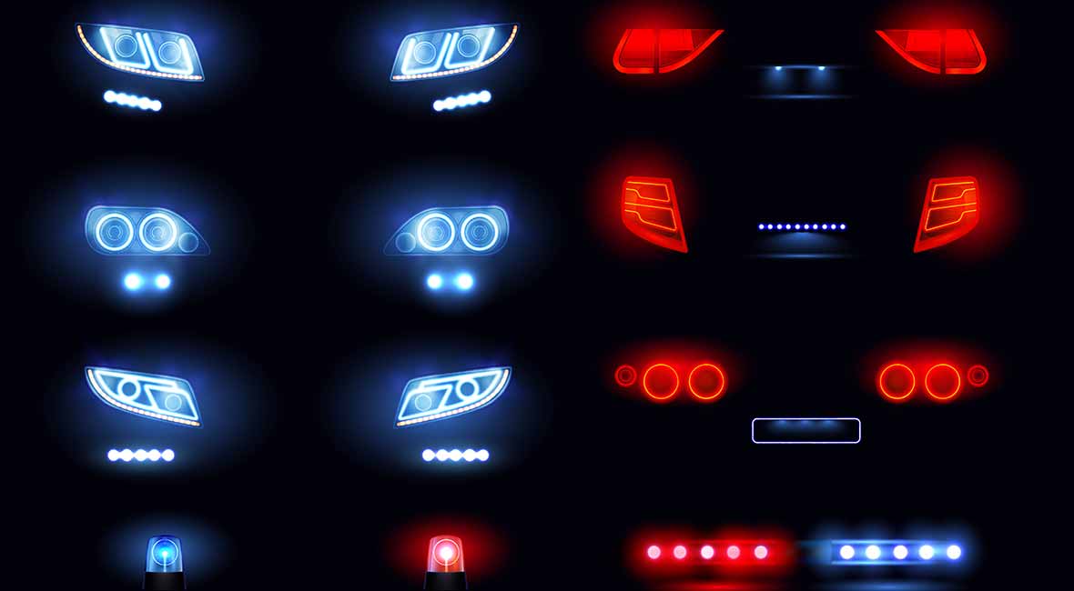 OLED svetla - trenutno samo pozadi