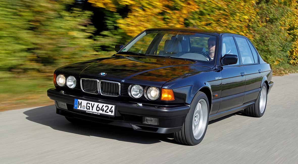 BMW E32 - prvi sa xenon svetlima