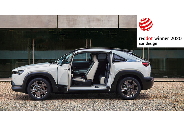 Nove Mazde CX-30 i MX-30  osvojile Red Dot nagradu za dizajn 2020