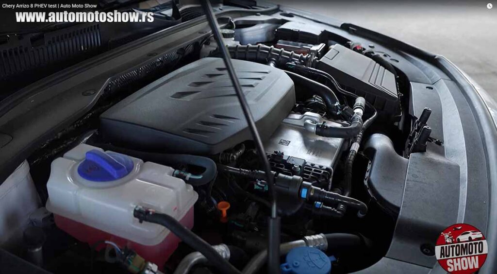 Chery Arizo 8 PHEV, motor posebno pravljen za njega