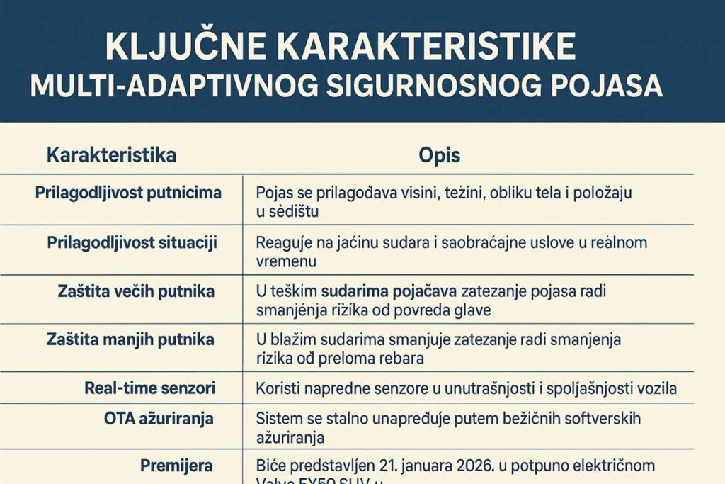 Volvo adaptivni sistem