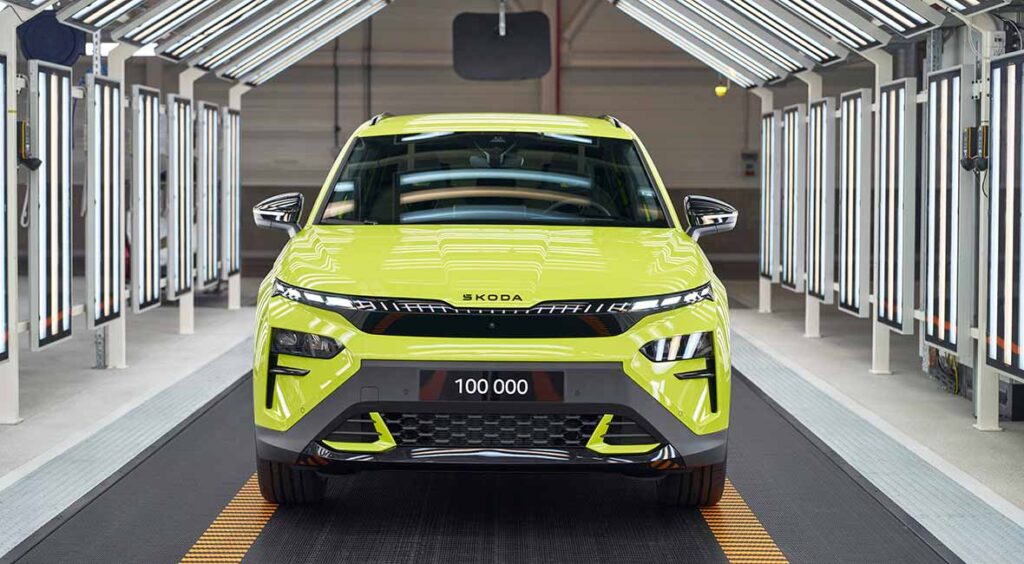 Škoda Elroq, het-trik