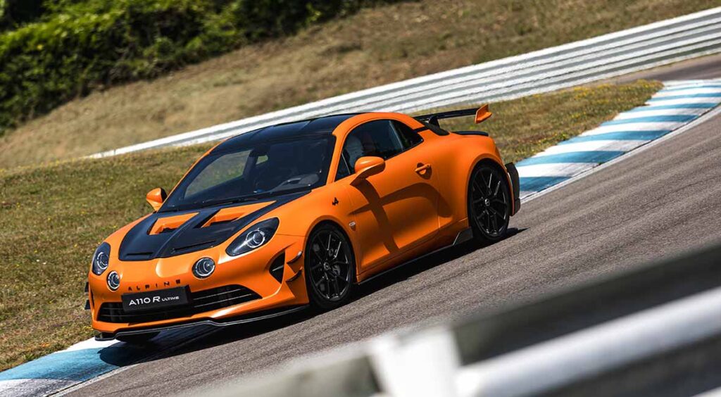 Alpine A110 R Ultime, rasni sportista