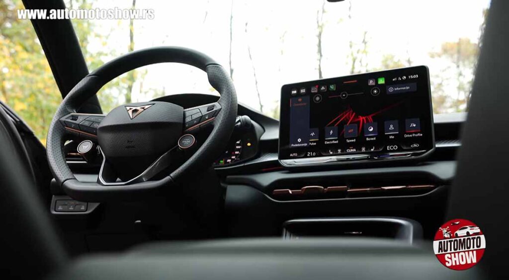 Cupra Terramar VZ, fokus na vozača