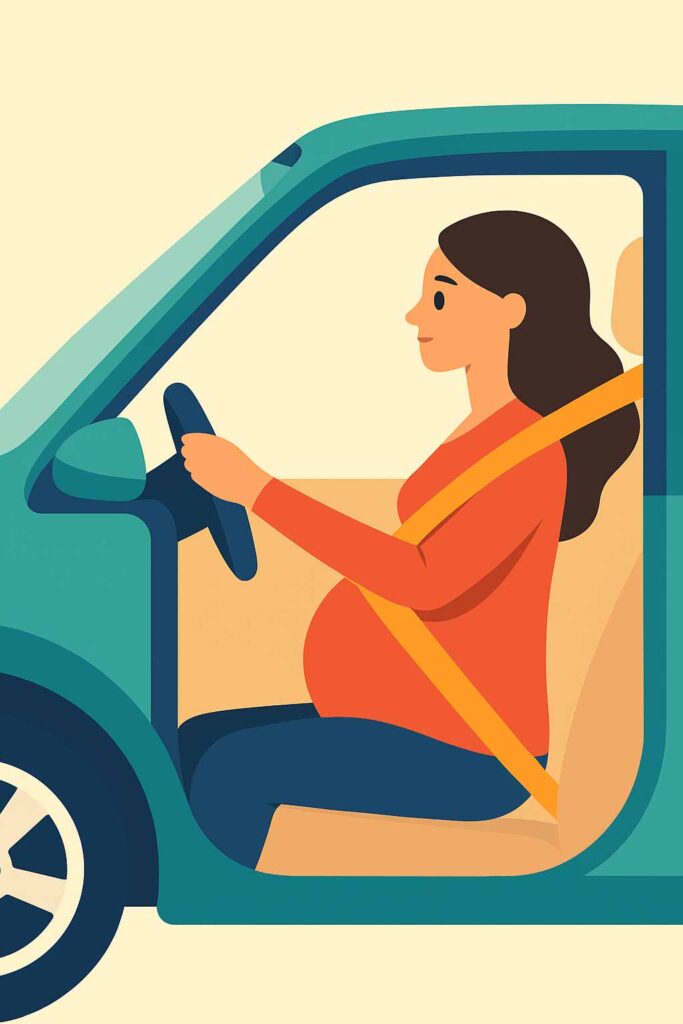 Trudnica za volanom, važni detalji