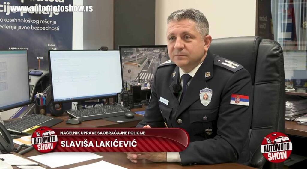 Slaviša Lakićević, načelnik saobraćajne policije