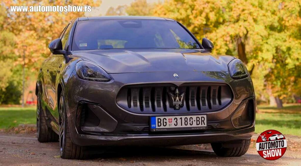 Maserati Grecale Folgore, glatke linije