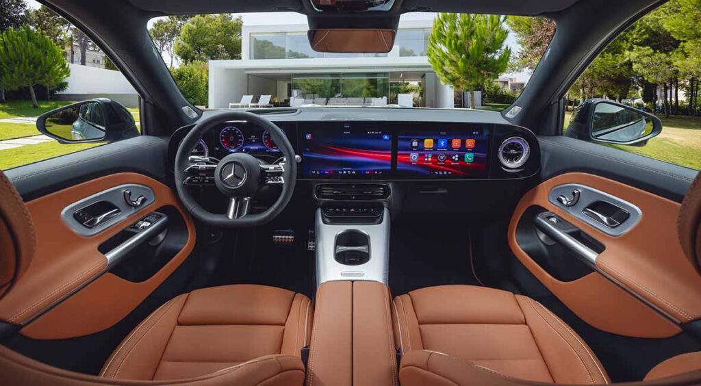 Mercedes GLB, digitalni enterijer